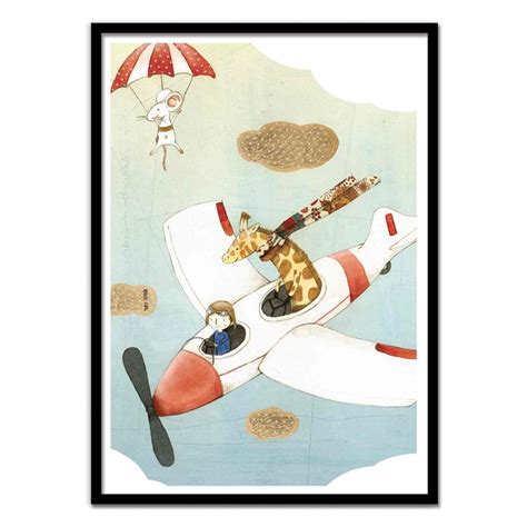 Affiche D Art Enfants Fly Par Judith Loske