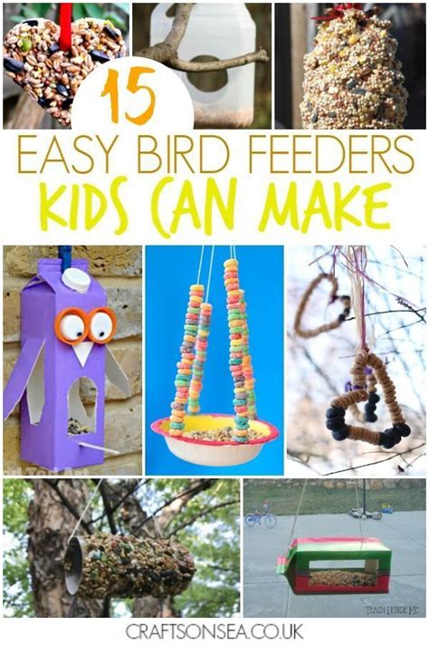 15 Diy Bird Feeders Kids Can Make Bird Feeders Diy Kids Bird Feeders