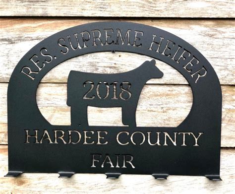 Livestock Exhibitor Award Sign For Show Heifer Show Heifer Etsy