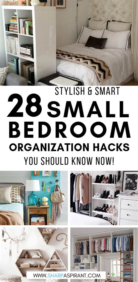 28 Best Small Bedroom Organization Ideas Small Bedroom Storage Small