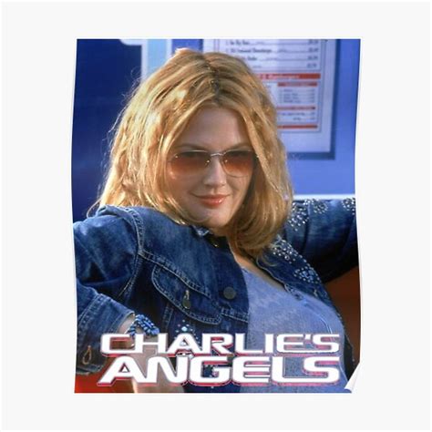 "Charlie’s Angels Drew Barrymore" Poster by juderab | Redbubble