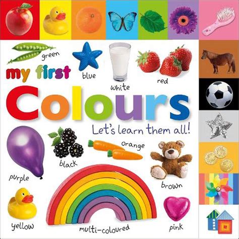 My First Colours Lets Learn Them All By Dk English Board Books Book Free Ship 9781405370158