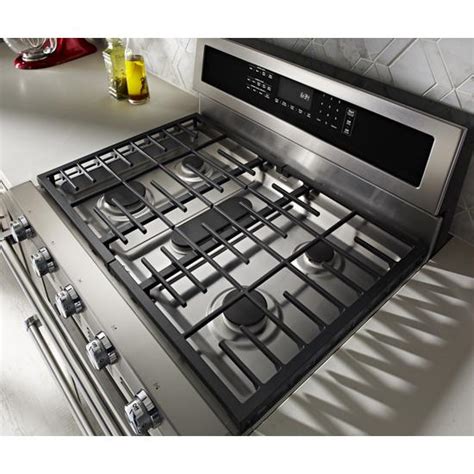 Kitchenaid Kfdd500ess 30 Inch 5 Burner Dual Fuel Double Oven Convection Range Automatic