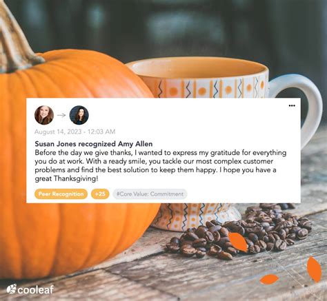How To Send A Message Of Gratitude To Your Employees This Thanksgiving Cooleaf