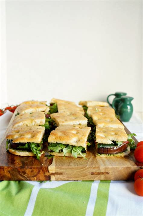 Vegan Grilled Veggie Focaccia Sheet Pan Sandwiches The Baking Fairy