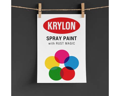 Krylon Spray Paint Vintage Print Poster Graffiti Street Art Etsy