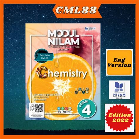 Cml Modul Nilam Chemistry Form Kssm Nilam Shopee Malaysia