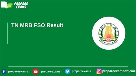 Tn Mrb Fso Result Released Artofit