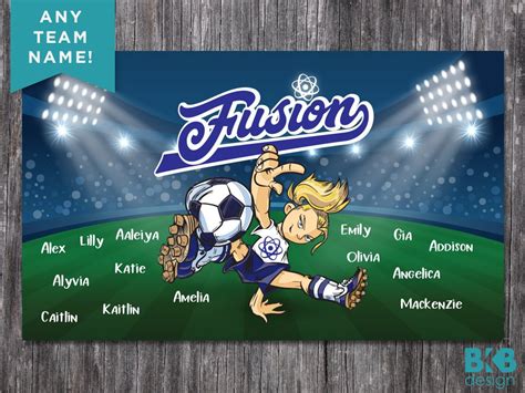 Vinyl Soccer Team Banner, Fusion – BKB Design