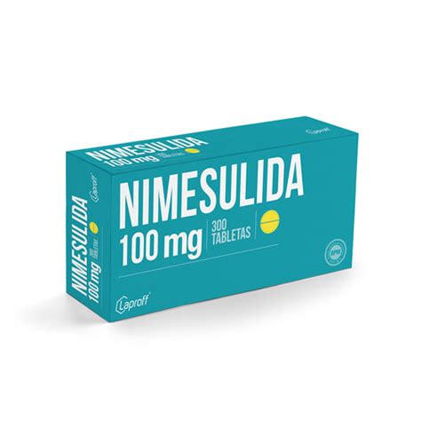 Drogas S S NIMESULIDA 100 MG LAPROFF CAJA X 300 TABS