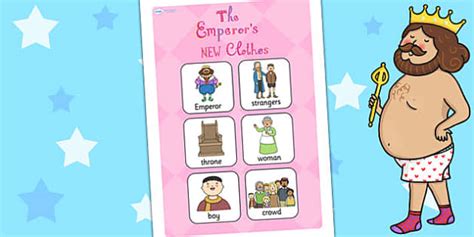 The Emperor S New Clothes Vocabulary Poster Twinkl