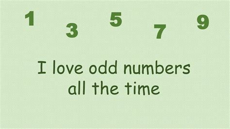 Odd And Even Numbers Ppt Ppt