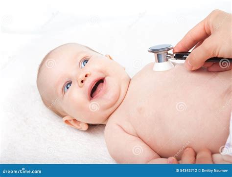 Infant Check Up Stock Photo Image Of Clinical Healthcare