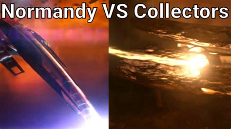 Normandy Vs Collector Ship Mass Effect Legendary Edition Youtube