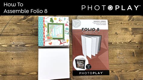 How To Assemble Folio 8 PHOTOPLAY PAPER YouTube