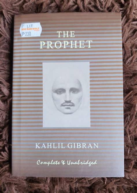 The Prophet by Khalil Gibran, Hobbies & Toys, Books & Magazines ...