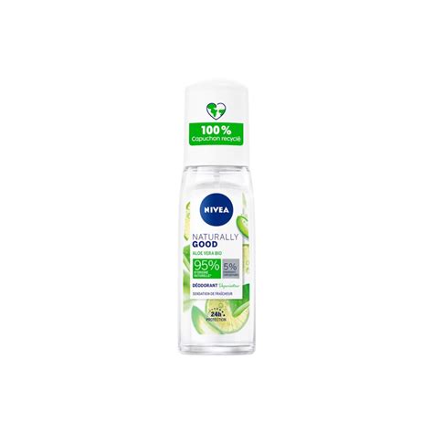 Déodorant Spray Aloe Vera Bio Nivea Naturally Good 75ml Chezvousre