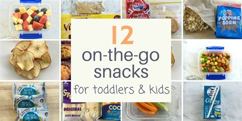 12 on the go snacks for toddlers and kids | Sarah Moore Wellness