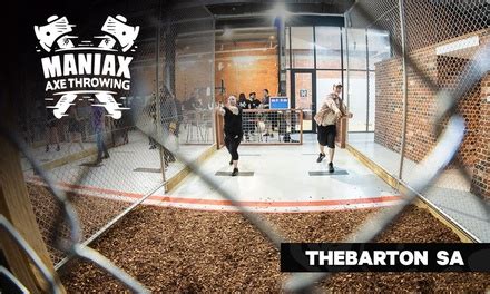 Axe Throwing, Pizza & Drink Package at Maniax Axe Throwing Adelaide ...