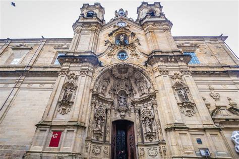 Bas Lica Santa Mar A Del Coro En San Sebasti N Espa A Fotograf A