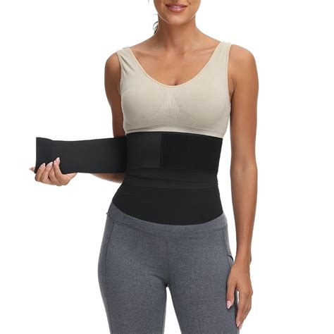 Waist Trainer For Women Tummy Wrap Waist Trimmer Belt Slimming Body Shaper Plus Size Invisible