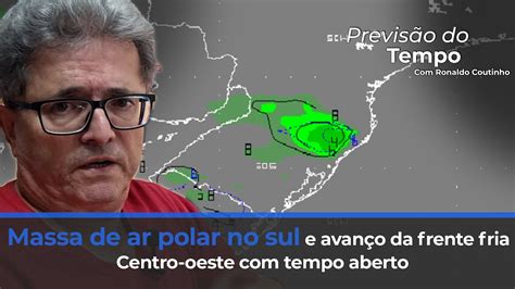 Chuva Abre Espa O Para Frente Fria E Queda Acentuada Das Temperaturas