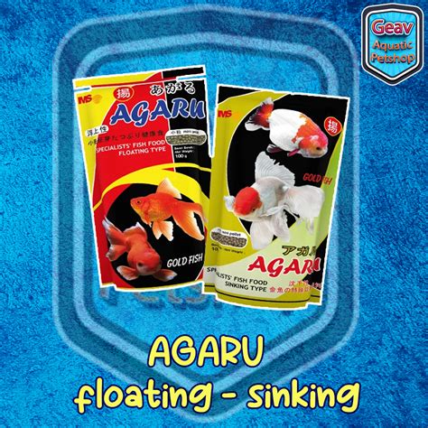 Jual Pakan Ikan Agaru Sinking Floating 100 Gr Shopee Indonesia