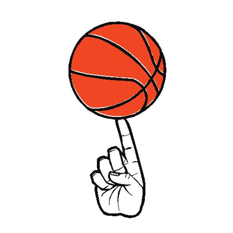 Basketball Spinning Finger  アニメ クリップアート 動画