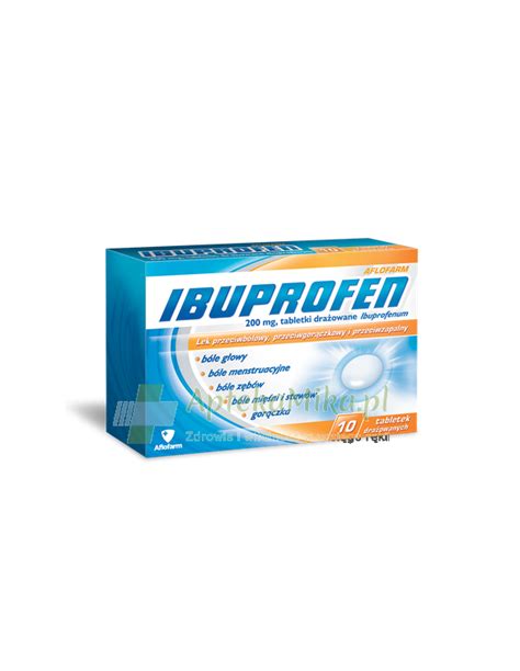 Ibuprofen Mg Aflofarm Tabletek Dra Owanych Aptekamika Pl