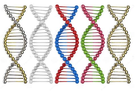 Dna Helix Structure Stock Illustration Illustration Of Microscopic