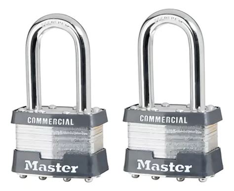 Candados Laminado Master Lock Mm Lf P Color Plateado Meses