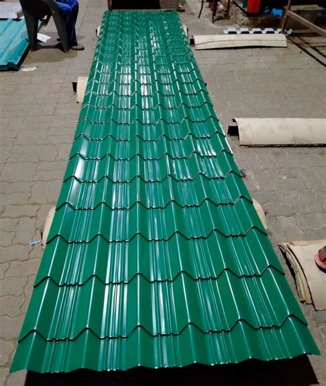 Color Coated Tile Roofing Sheet At Rs 85 Kg Tile Roof Sheet In