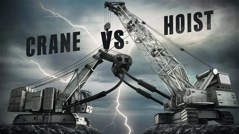 Crane Vs Hoist Key Differences Explained Heavy Equipment Appraisal