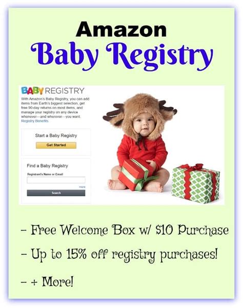 Amazon Baby Registry Freebies Free Welcome Box Gift With