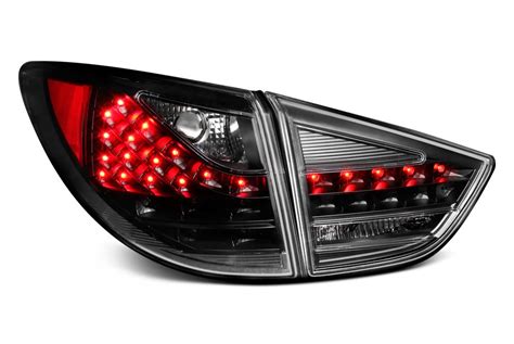 Led Tail Lights Custom Bolt On Black Chrome Smoke