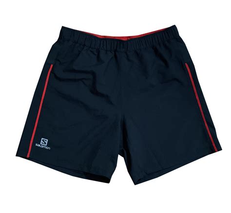 Salomon Black/ Red Running Shorts (Size M) — Roots