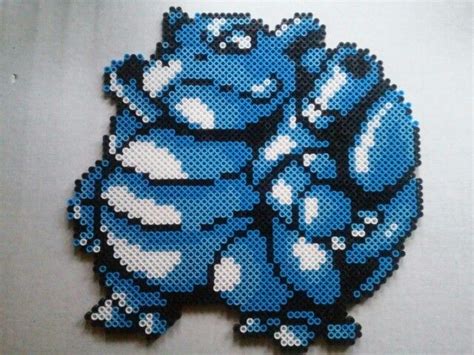 Pokemon Blastoise Perler Bead Sprite Pokemon Blastoise Pokemon Pokedex