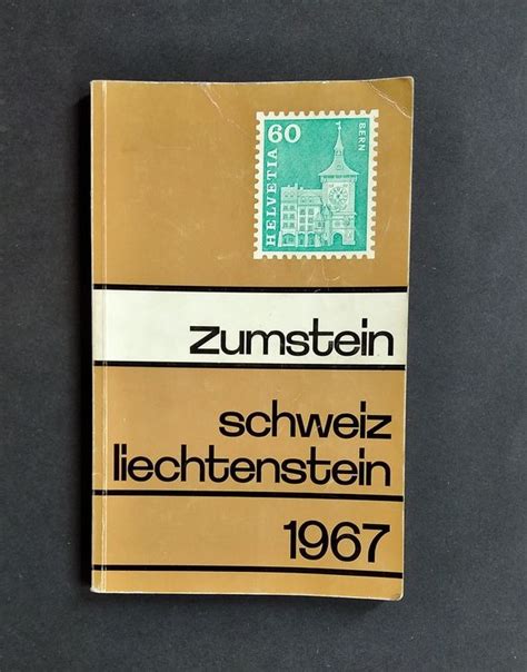 Zumstein Schweiz Lichtenstein Briefmarkenkatalog Kaufen Auf Ricardo