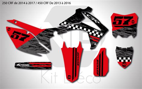 Kit D Co Honda Qr Cr Crf Destroy S Ries