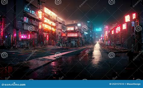 Fondo De Pantalla De La Ciudad Cyberpunk