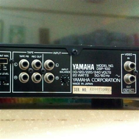 Yamaha Dsp 100 Processor Audio Portable Audio Accessories On Carousell