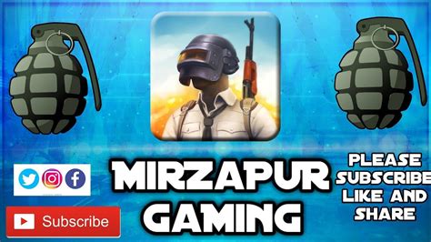 MirZaPuR GaMinG PUBG Live Stream YouTube