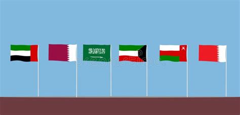 Arab Gulf Flags Stock Illustrations – 157 Arab Gulf Flags Stock ...