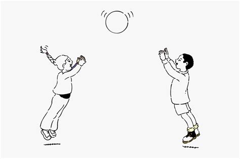 Throwing And Catching A Ball , Free Transparent Clipart - ClipartKey