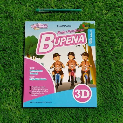 Jual ORIGINAL BUKU PENILAIAN BUPENA TEMATIK TERPADU KELAS 3A 3B 3C 3D