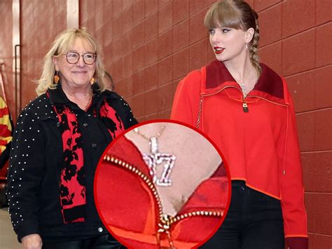 Taylor Swift Attends Chiefs Game Wears Necklace With Travis Kelces Number