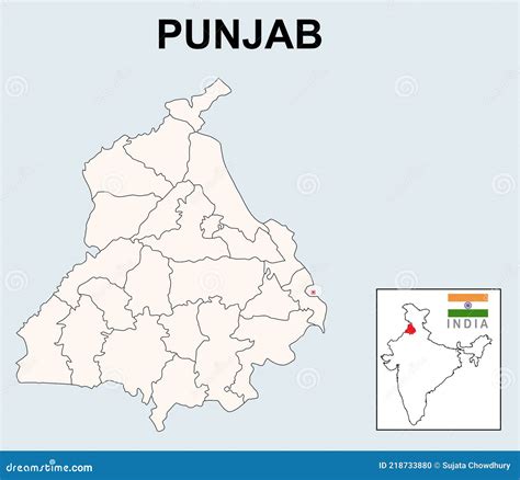 Punjab Map Political Map Of Punjab Punjab Map Of Pakistan With