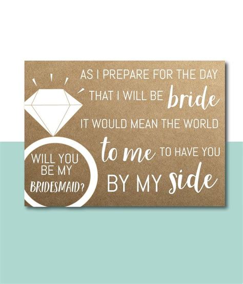 Fun Phrases That Make Cute Bridesmaid Proposal Cards Theyll Love