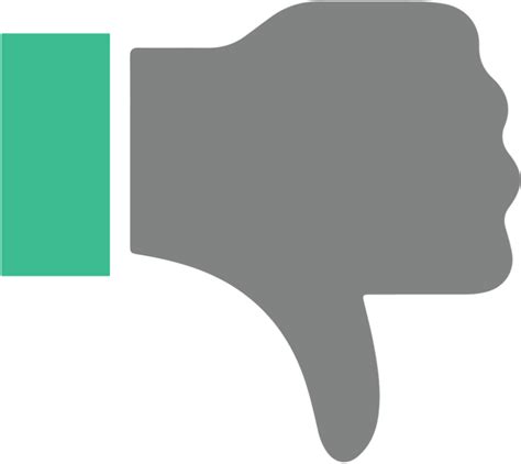 Thumbs Down Vector Icon Available For Free Download Thumbs Down