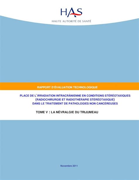 PDF RAPPORT DÉVALUATION TECHNOLOGIQUE PLACE DE L une